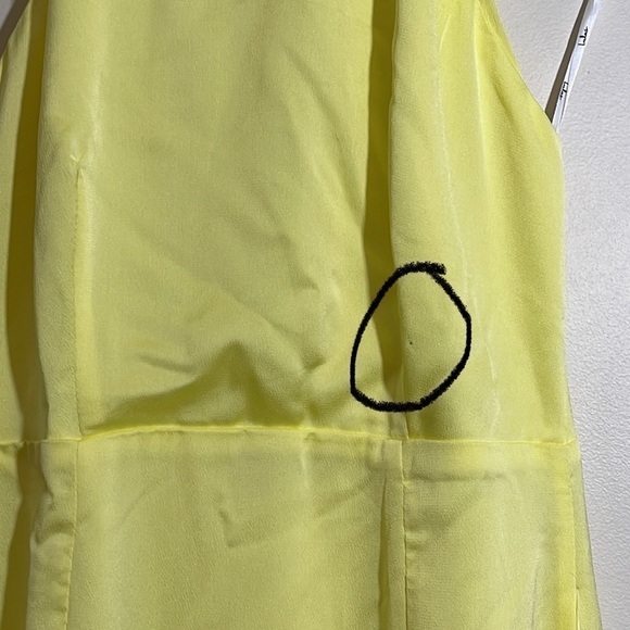 Lulus Perfect Polished Halter Dress in Yellow Sz. Small - Picture 17 of 17
